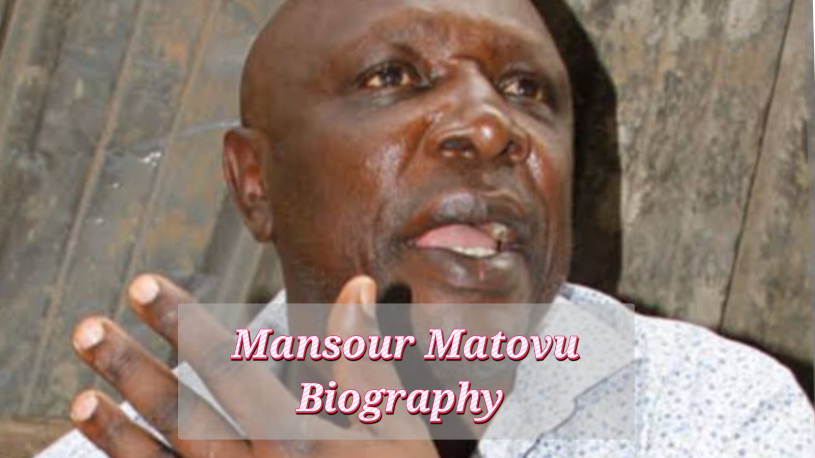 Mansour Matovu Biography